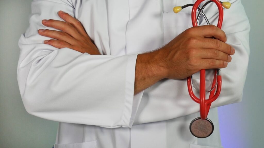 Doctor consulting patient about natural supplement use