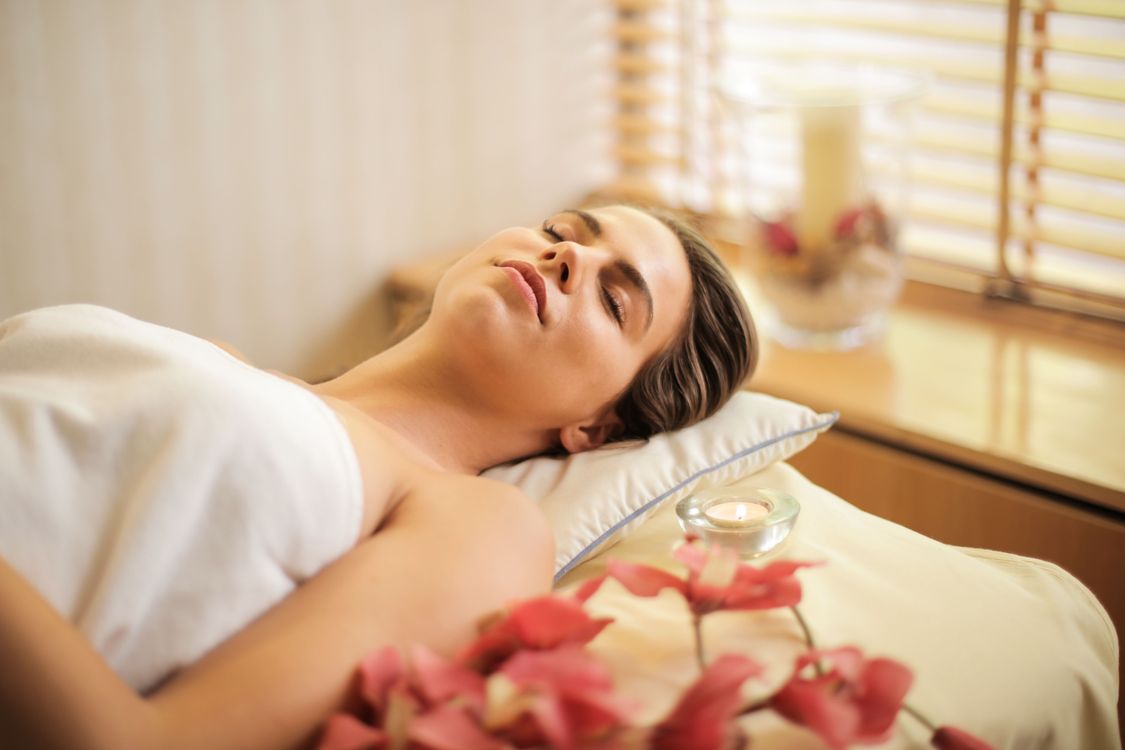Woman managing hormonal balance and hot flashes during menopause with natural wellness approach