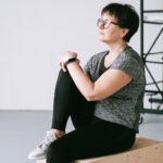 Mature woman managing joint wellness during menopause