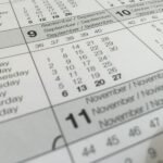 Printed calendar pages for September to November, a reminder of the December 11 full-spectrum CBD deadline